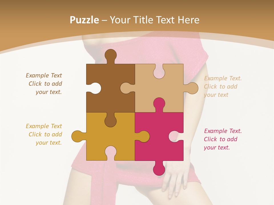 Babe Hair Wrist Let PowerPoint Template