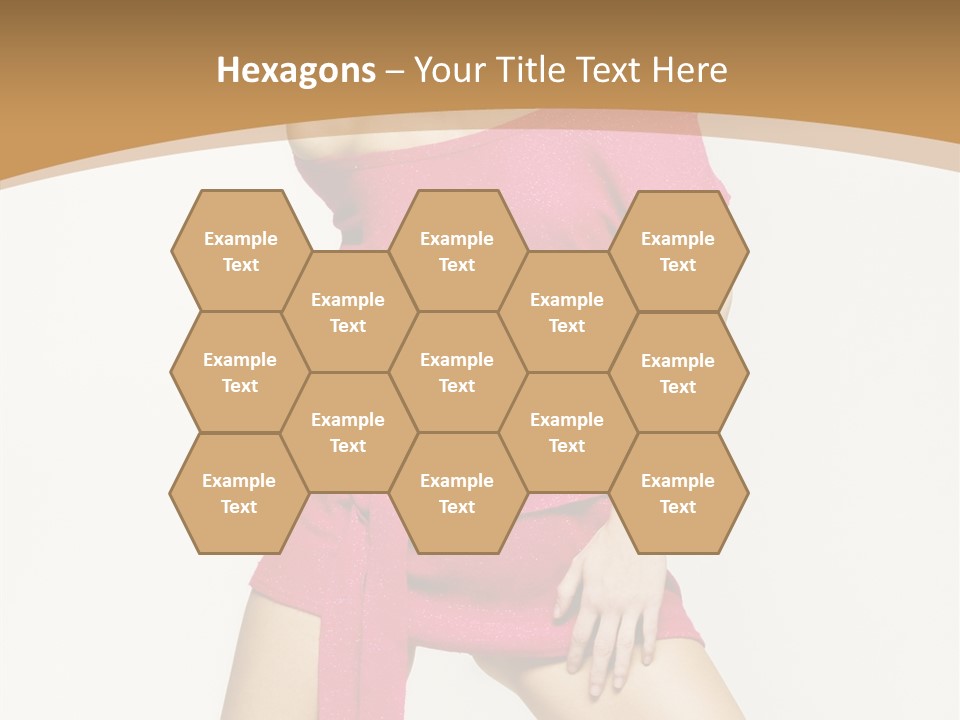 Babe Hair Wrist Let PowerPoint Template