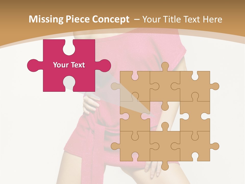 Babe Hair Wrist Let PowerPoint Template