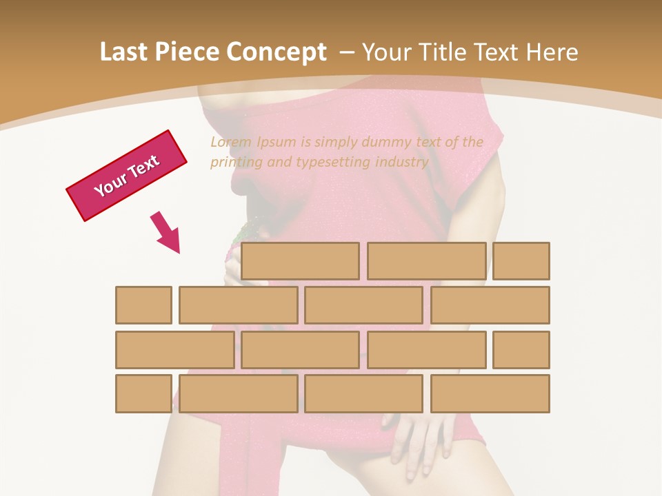 Babe Hair Wrist Let PowerPoint Template