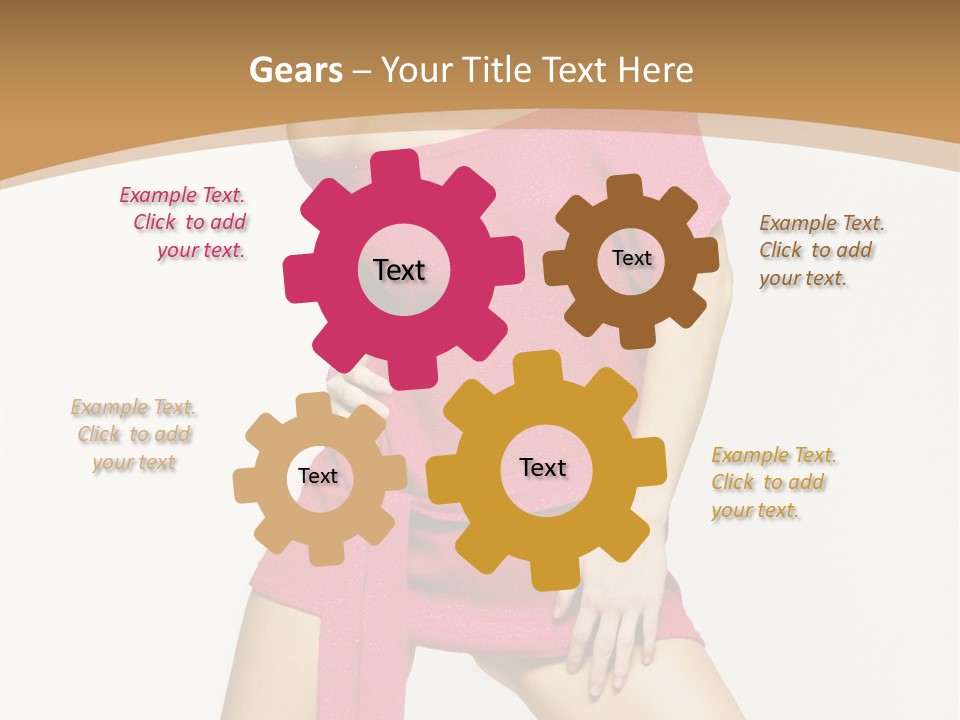 Babe Hair Wrist Let PowerPoint Template