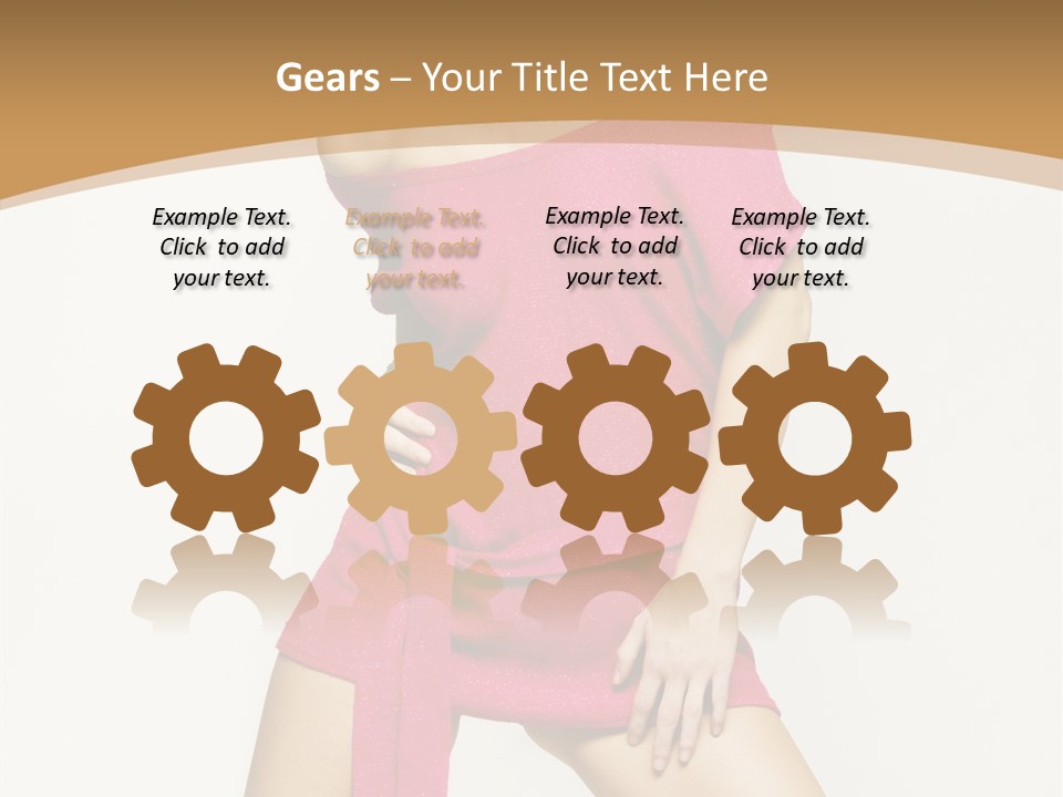 Babe Hair Wrist Let PowerPoint Template