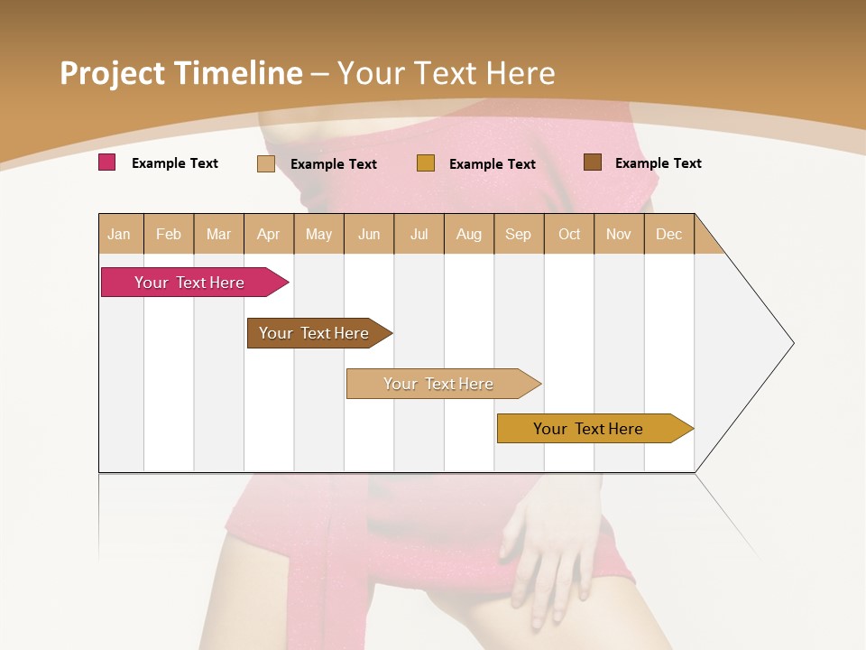 Babe Hair Wrist Let PowerPoint Template