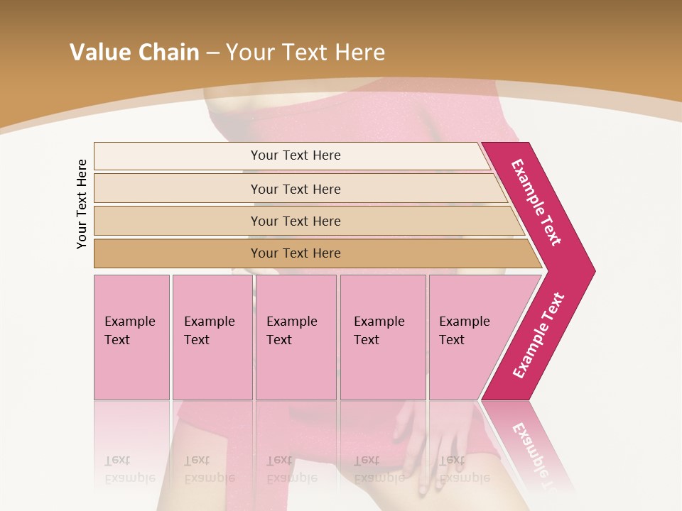 Babe Hair Wrist Let PowerPoint Template