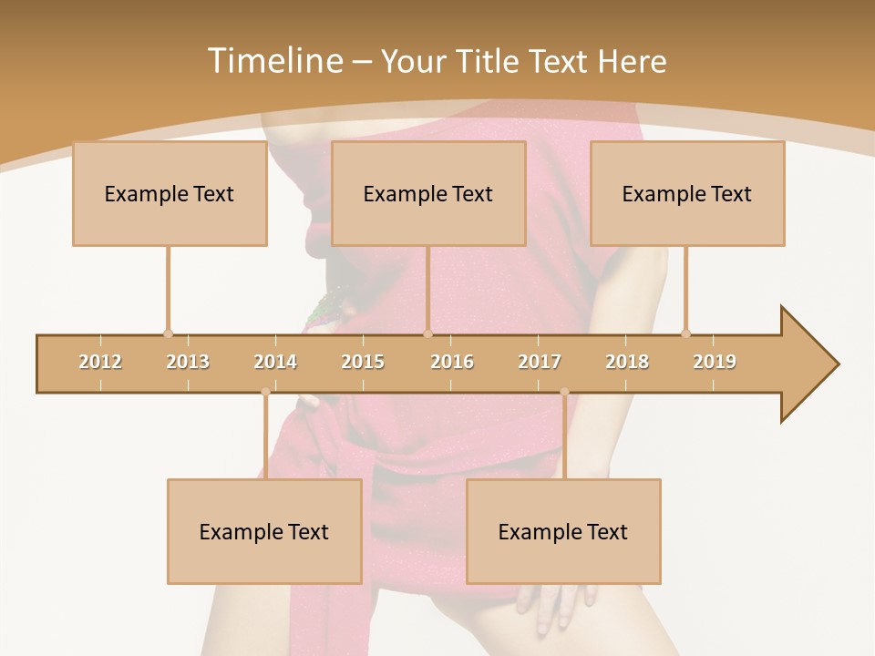 Babe Hair Wrist Let PowerPoint Template