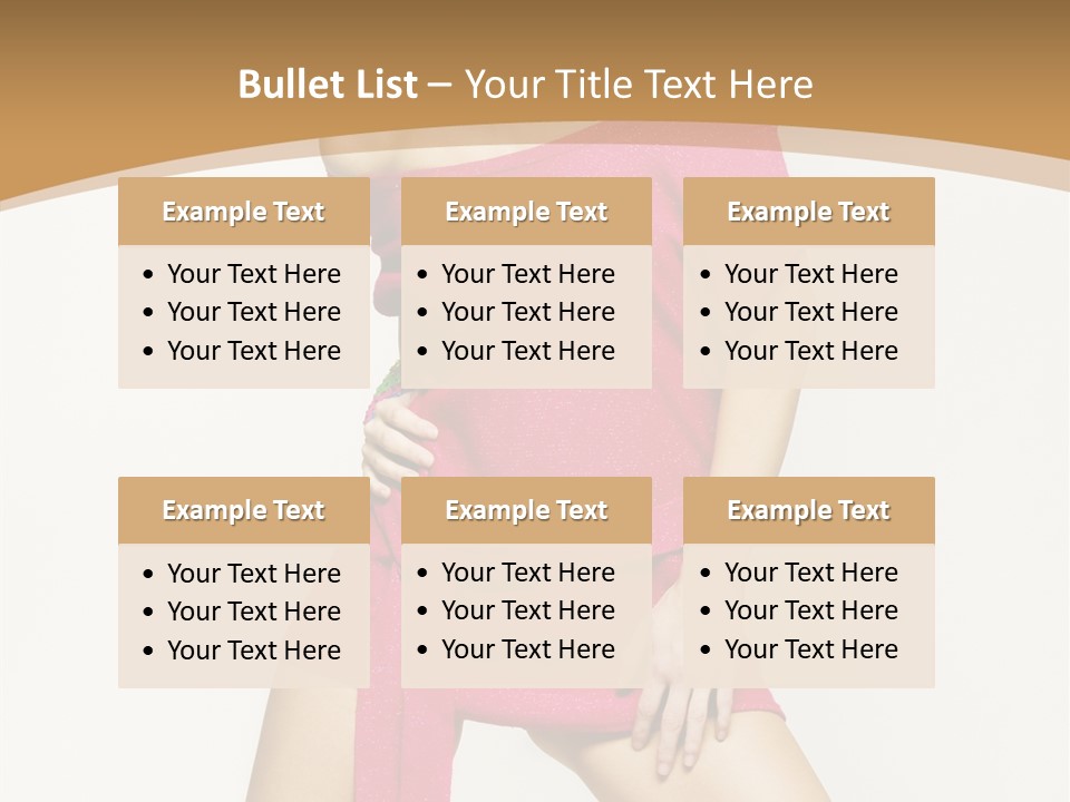 Babe Hair Wrist Let PowerPoint Template