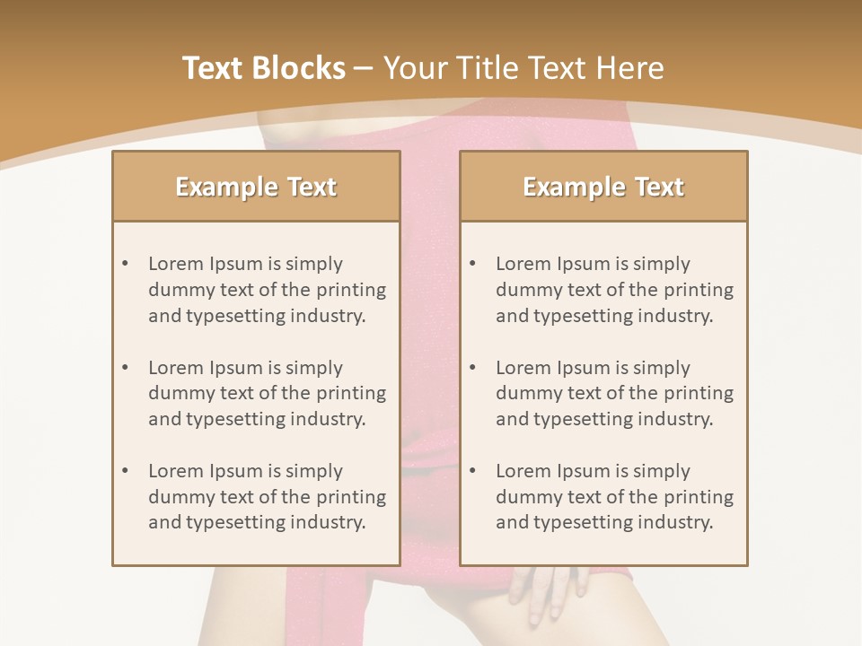 Babe Hair Wrist Let PowerPoint Template