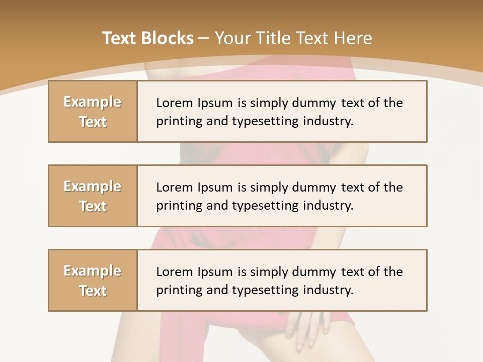 Babe Hair Wrist Let PowerPoint Template