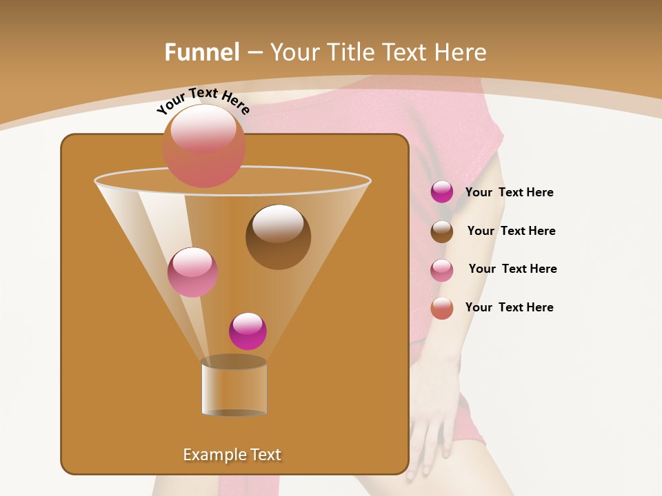 Babe Hair Wrist Let PowerPoint Template