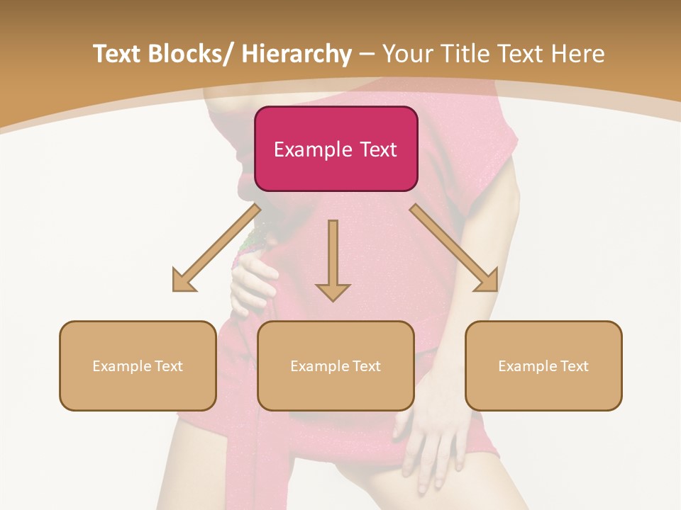 Babe Hair Wrist Let PowerPoint Template