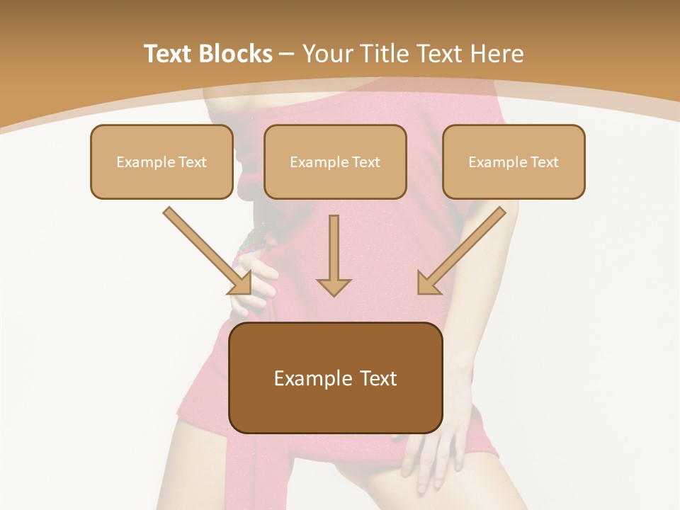 Babe Hair Wrist Let PowerPoint Template