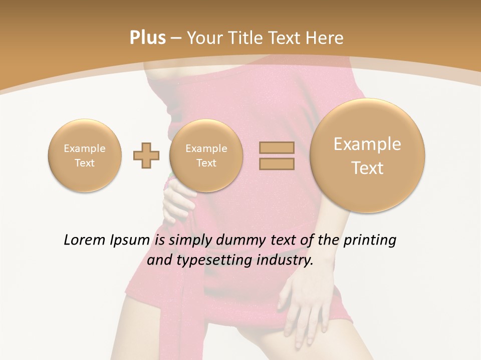 Babe Hair Wrist Let PowerPoint Template