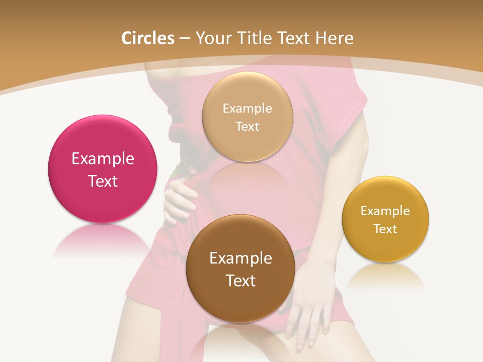 Babe Hair Wrist Let PowerPoint Template