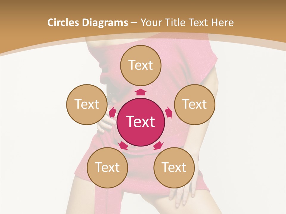 Babe Hair Wrist Let PowerPoint Template