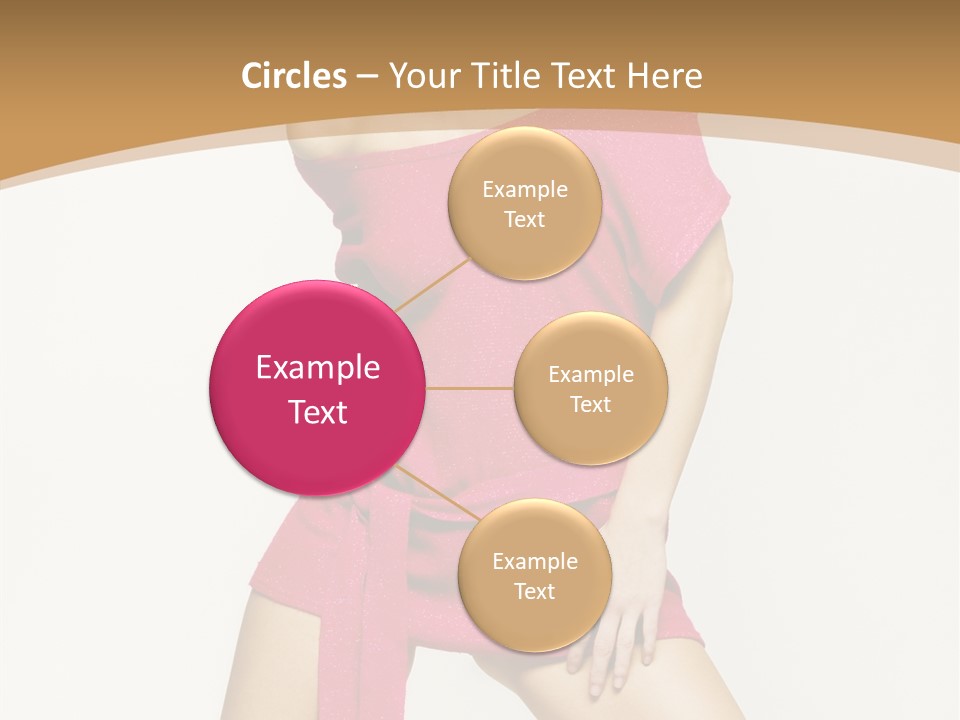 Babe Hair Wrist Let PowerPoint Template