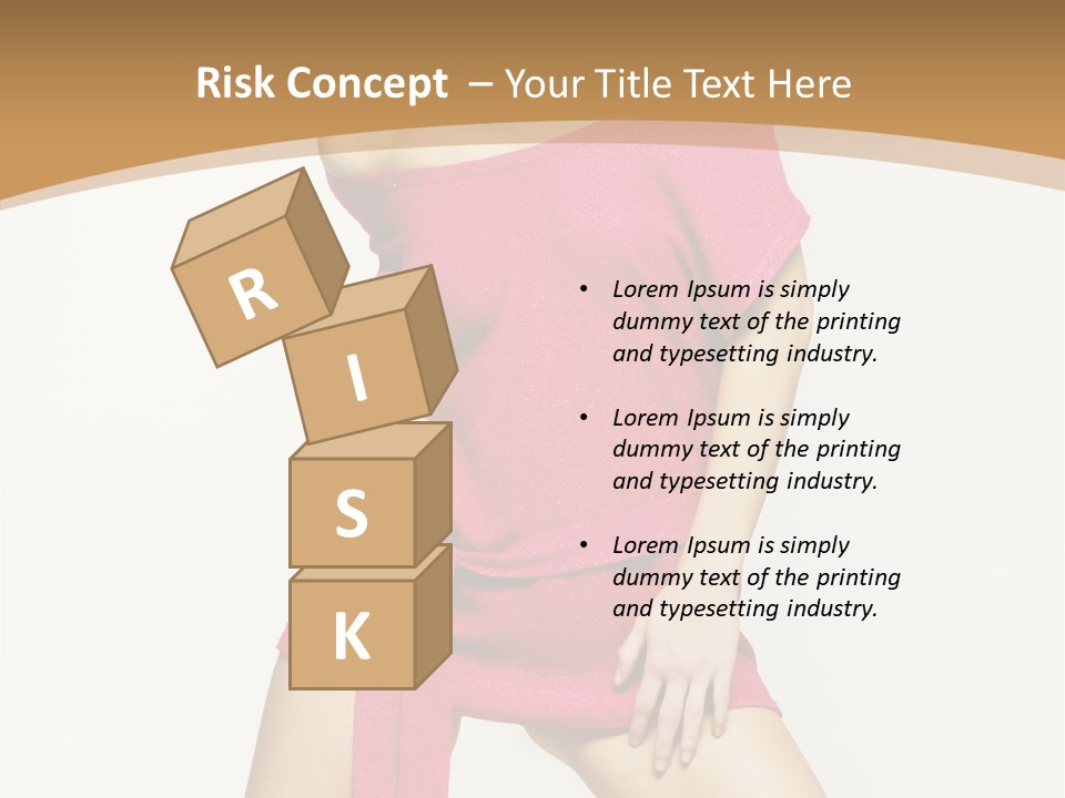 Babe Hair Wrist Let PowerPoint Template