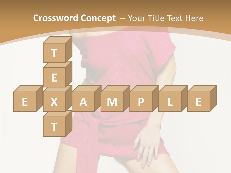 Babe Hair Wrist Let PowerPoint Template