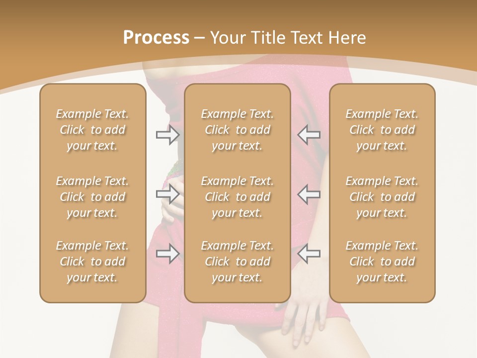 Babe Hair Wrist Let PowerPoint Template