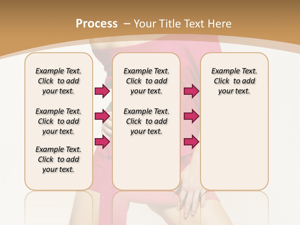 Babe Hair Wrist Let PowerPoint Template