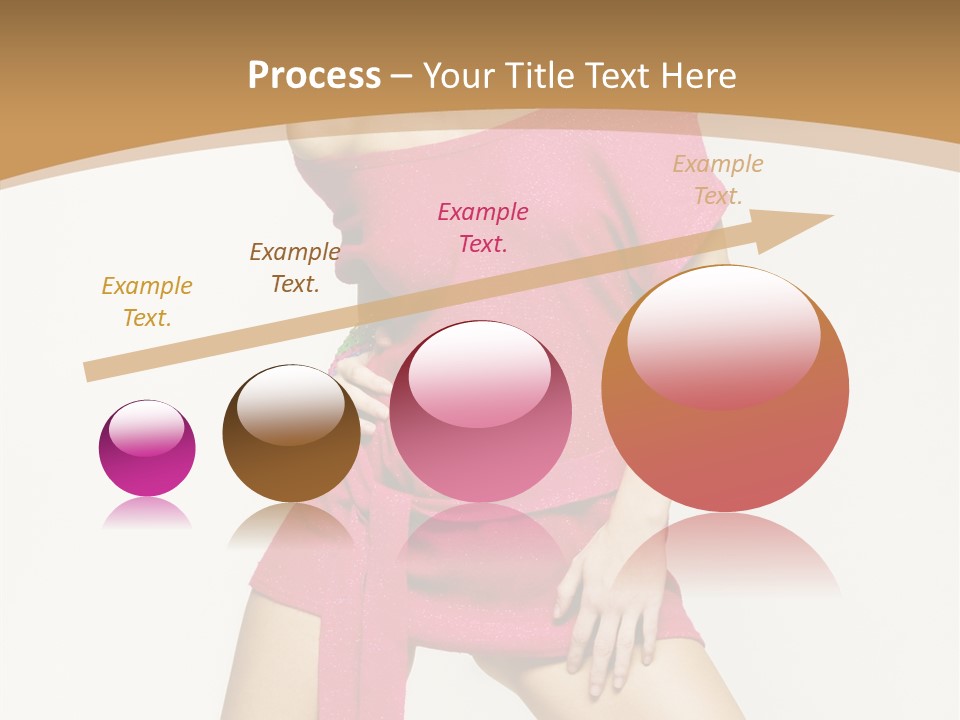 Babe Hair Wrist Let PowerPoint Template