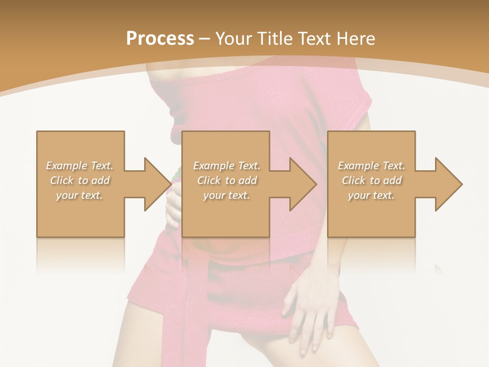 Babe Hair Wrist Let PowerPoint Template