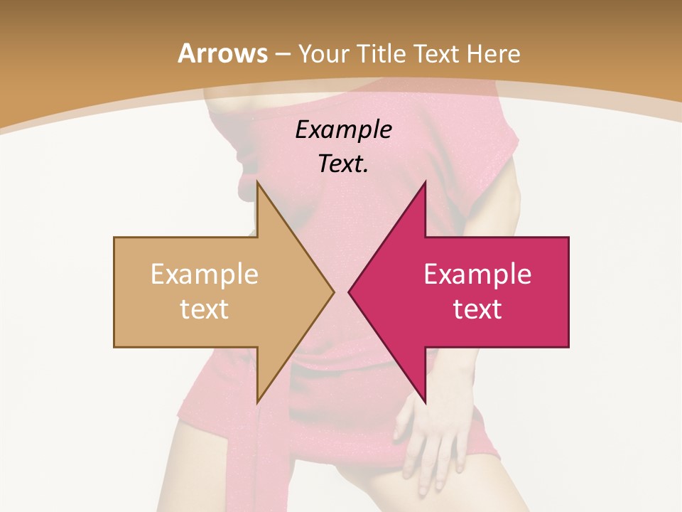 Babe Hair Wrist Let PowerPoint Template