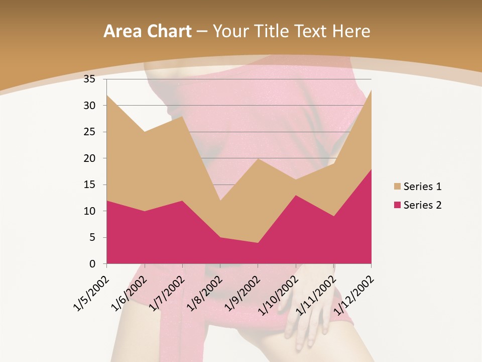 Babe Hair Wrist Let PowerPoint Template