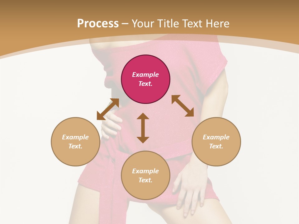 Babe Hair Wrist Let PowerPoint Template