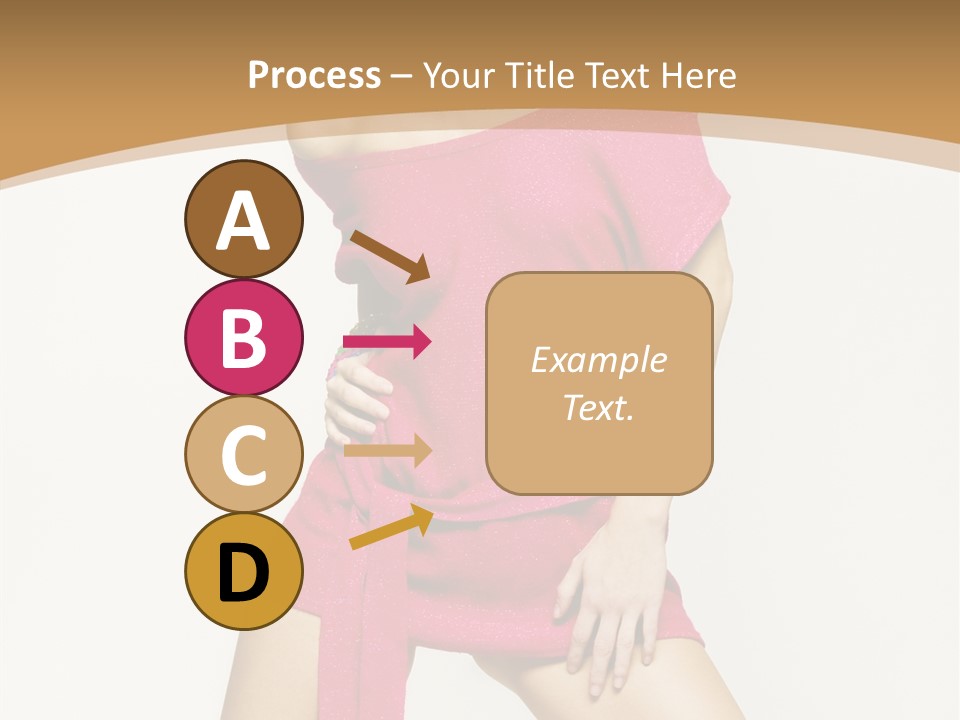 Babe Hair Wrist Let PowerPoint Template