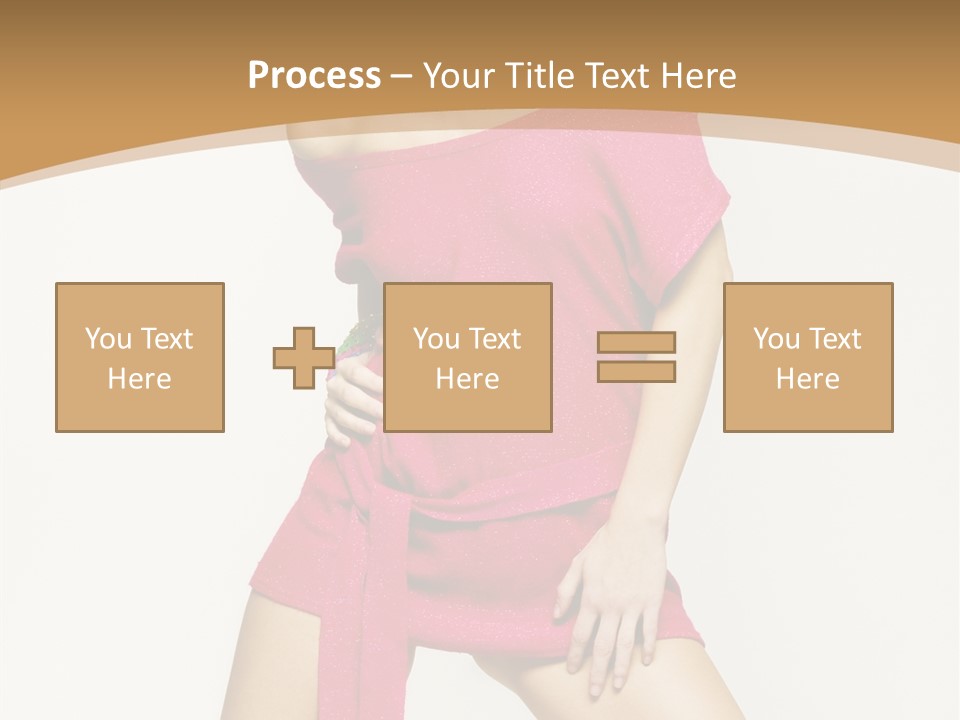 Babe Hair Wrist Let PowerPoint Template