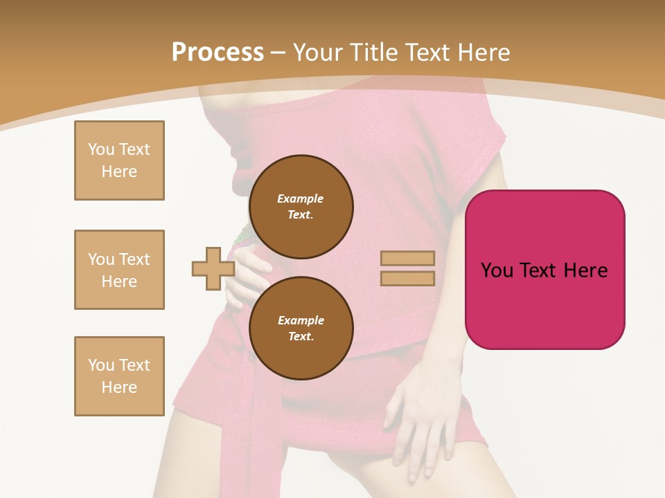 Babe Hair Wrist Let PowerPoint Template