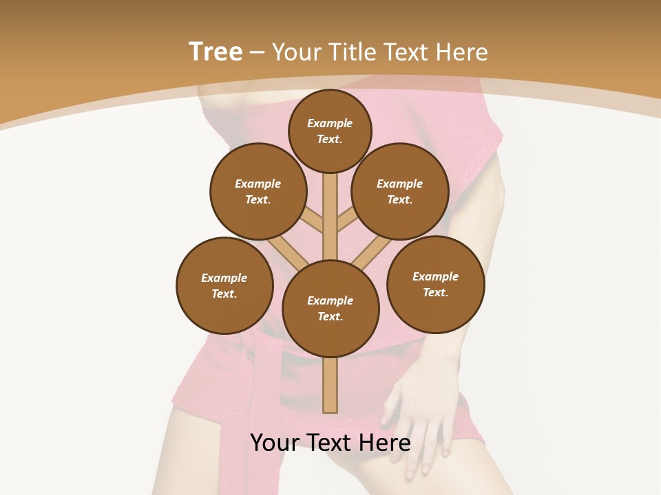 Babe Hair Wrist Let PowerPoint Template