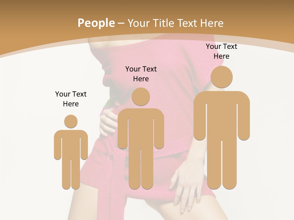 Babe Hair Wrist Let PowerPoint Template