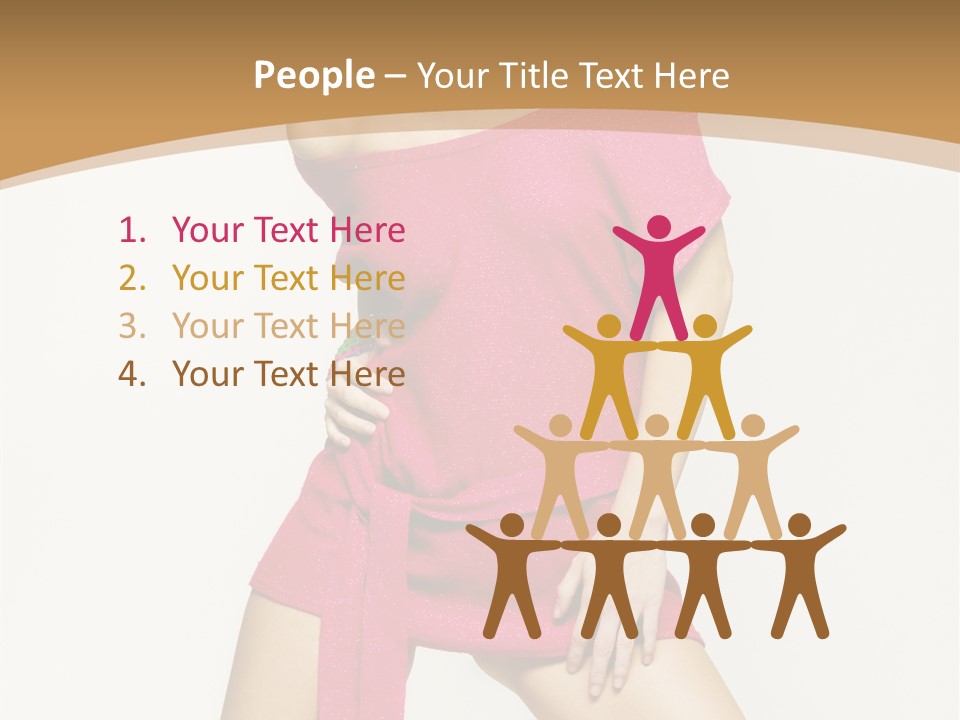 Babe Hair Wrist Let PowerPoint Template