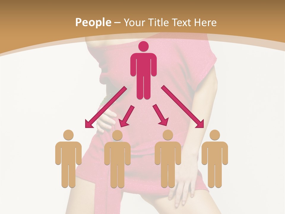 Babe Hair Wrist Let PowerPoint Template