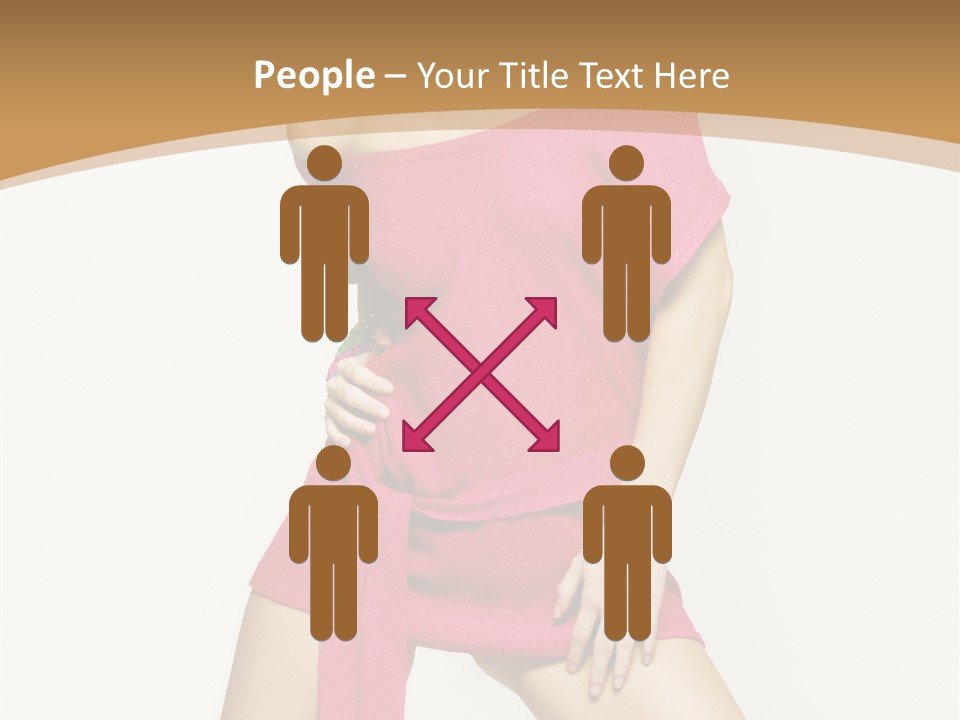 Babe Hair Wrist Let PowerPoint Template