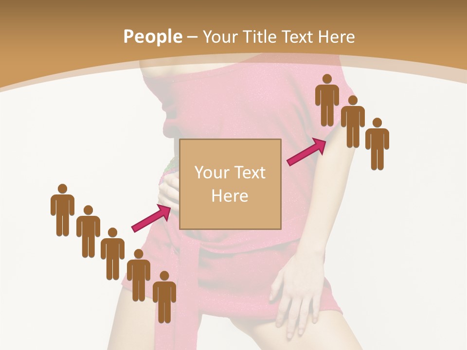 Babe Hair Wrist Let PowerPoint Template