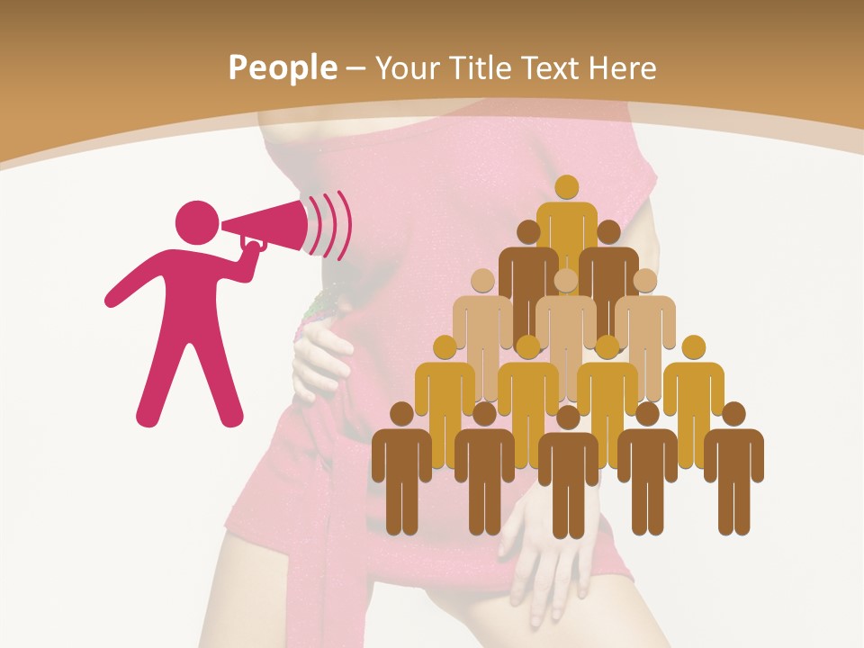 Babe Hair Wrist Let PowerPoint Template