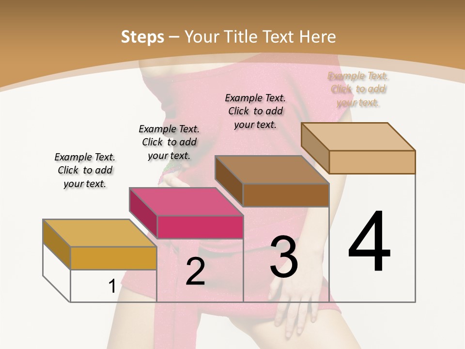 Babe Hair Wrist Let PowerPoint Template