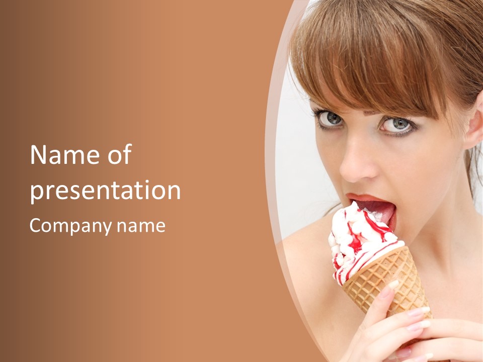 Freeze Refreshment Fun PowerPoint Template