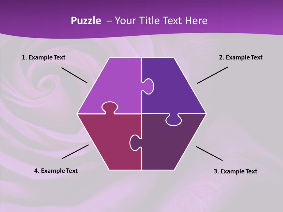 Blossom Rose Flower PowerPoint Template