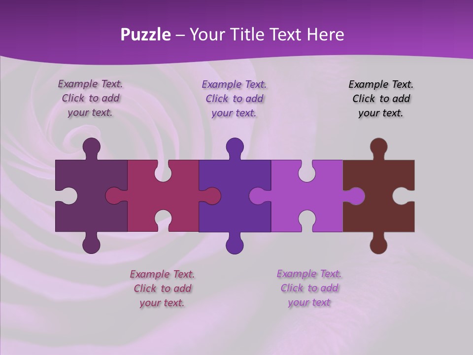 Blossom Rose Flower PowerPoint Template