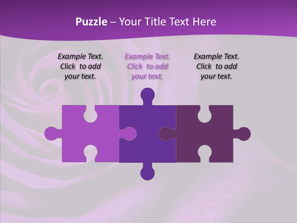 Blossom Rose Flower PowerPoint Template