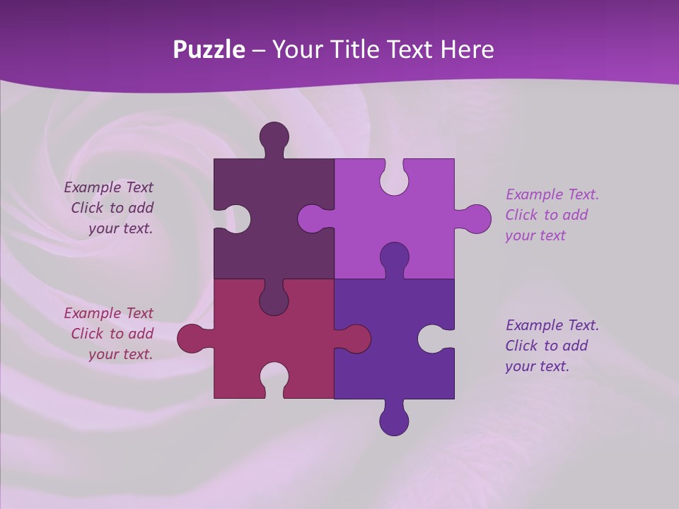 Blossom Rose Flower PowerPoint Template