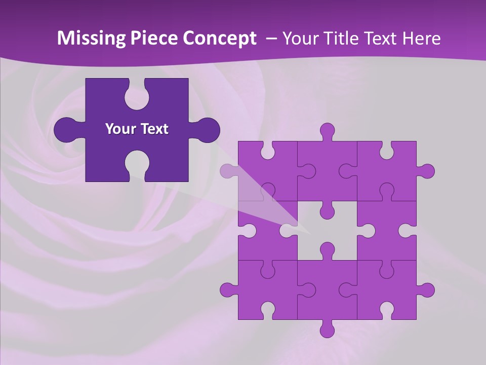 Blossom Rose Flower PowerPoint Template