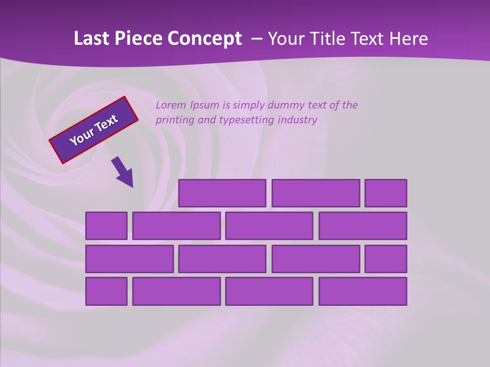 Blossom Rose Flower PowerPoint Template