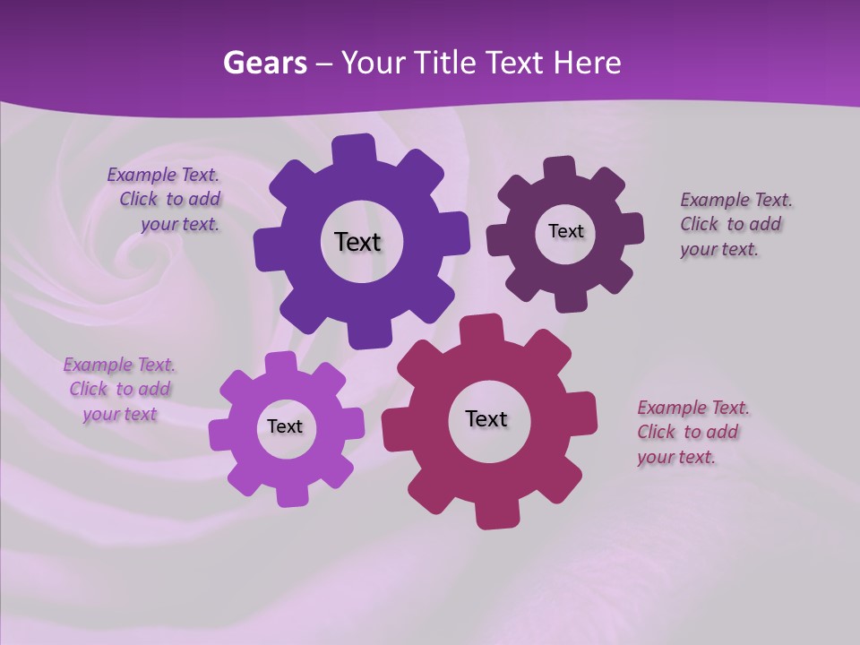 Blossom Rose Flower PowerPoint Template