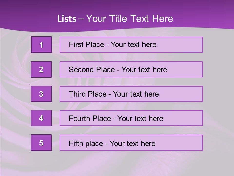 Blossom Rose Flower PowerPoint Template