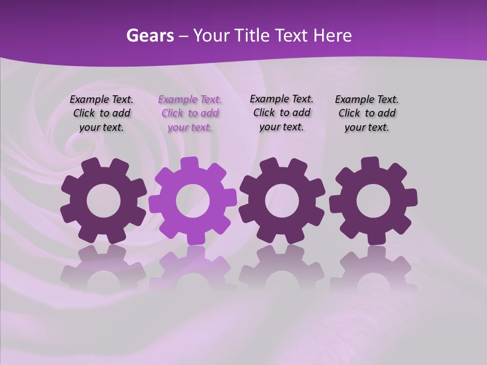 Blossom Rose Flower PowerPoint Template