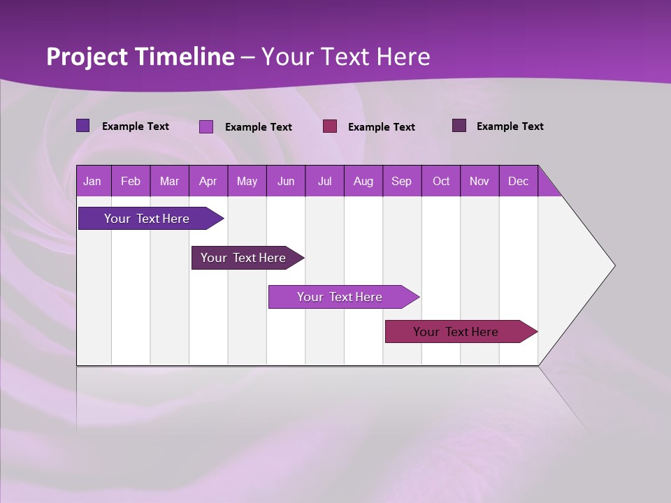 Blossom Rose Flower PowerPoint Template